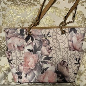 Calvin Klein floral Tote.